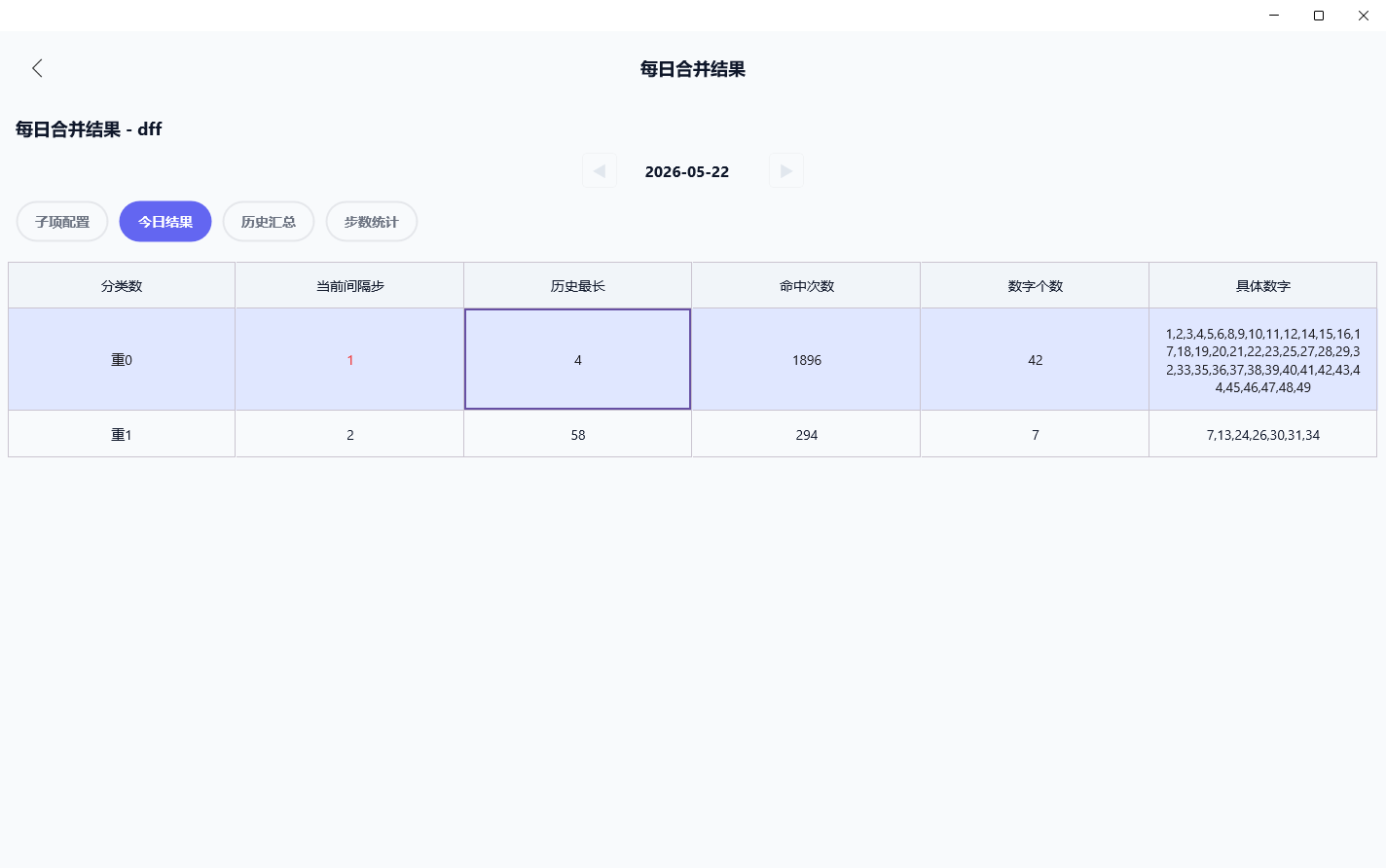 Longest Windows 合并结果截图